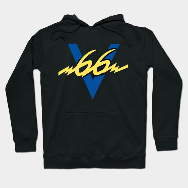 V66 Channel Logo Hoodie by TWO HORNS UP ART